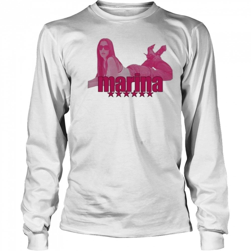 Total Pink Marina White Shirt Long Sleeved
