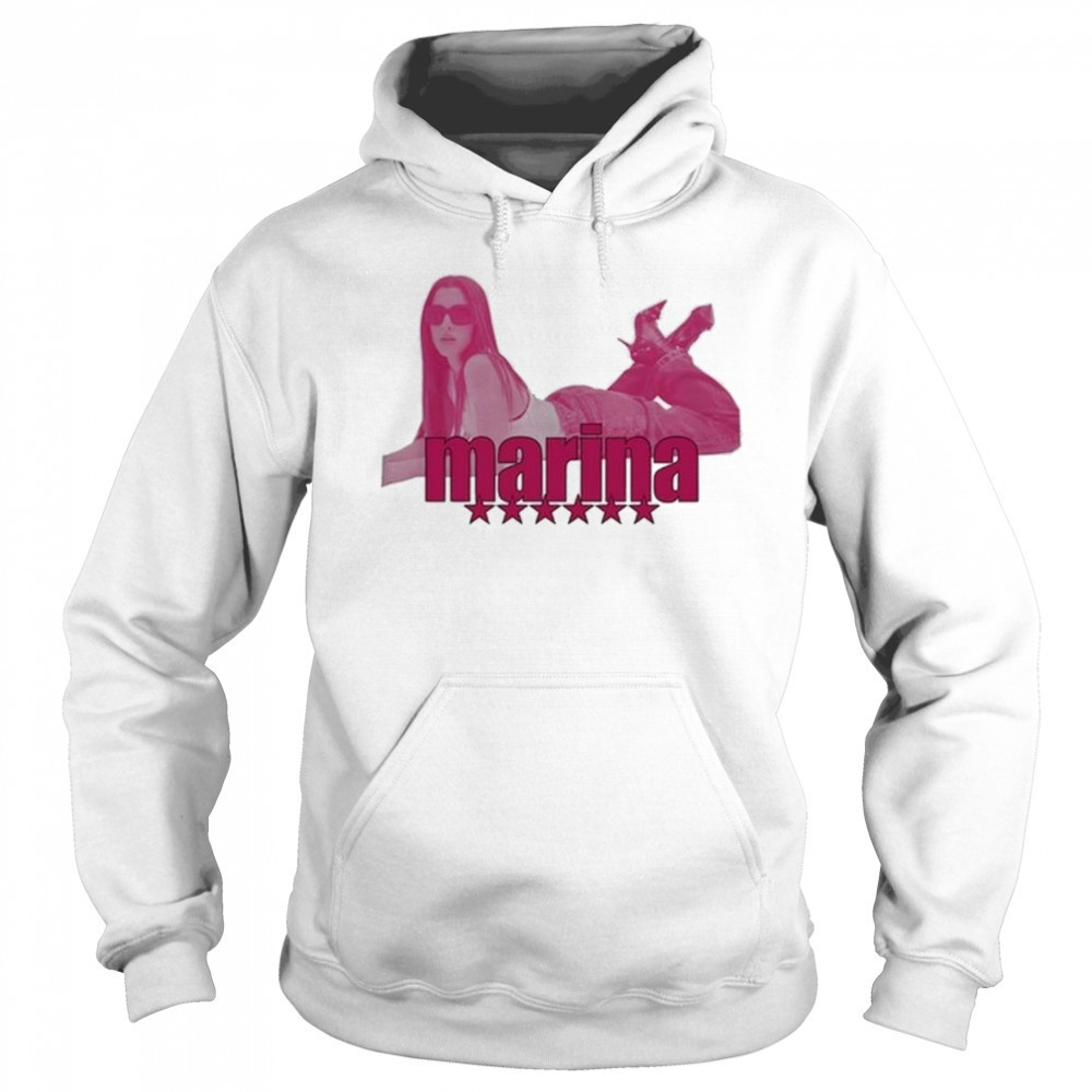 Total Pink Marina White Shirt Sweatshirt