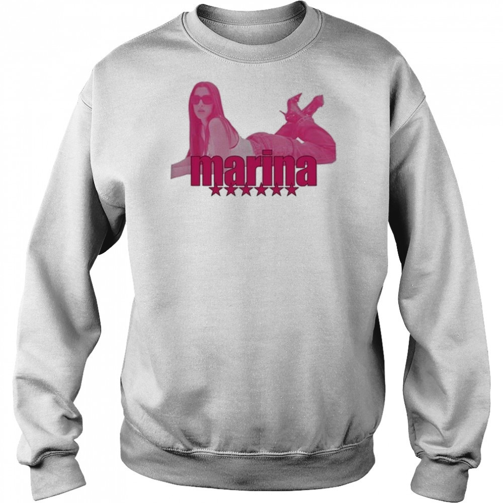 Total Pink Marina White Shirt Hoodie