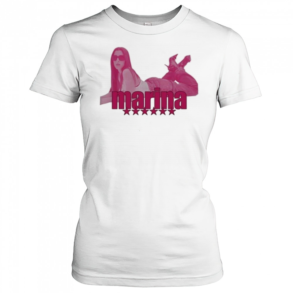 Total Pink Marina White Shirt Women's T-shirt