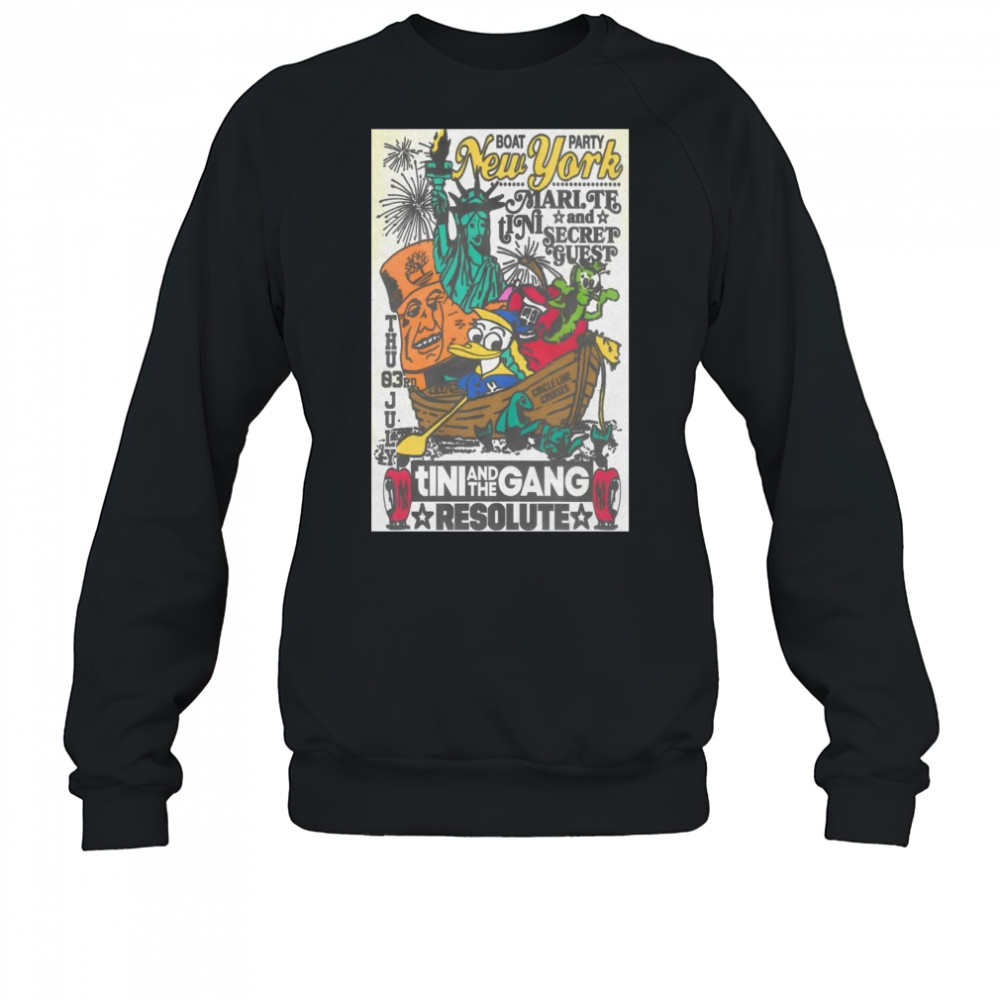 Tour 2025 ReSolute New York Poster T-Shirt Sweatshirt
