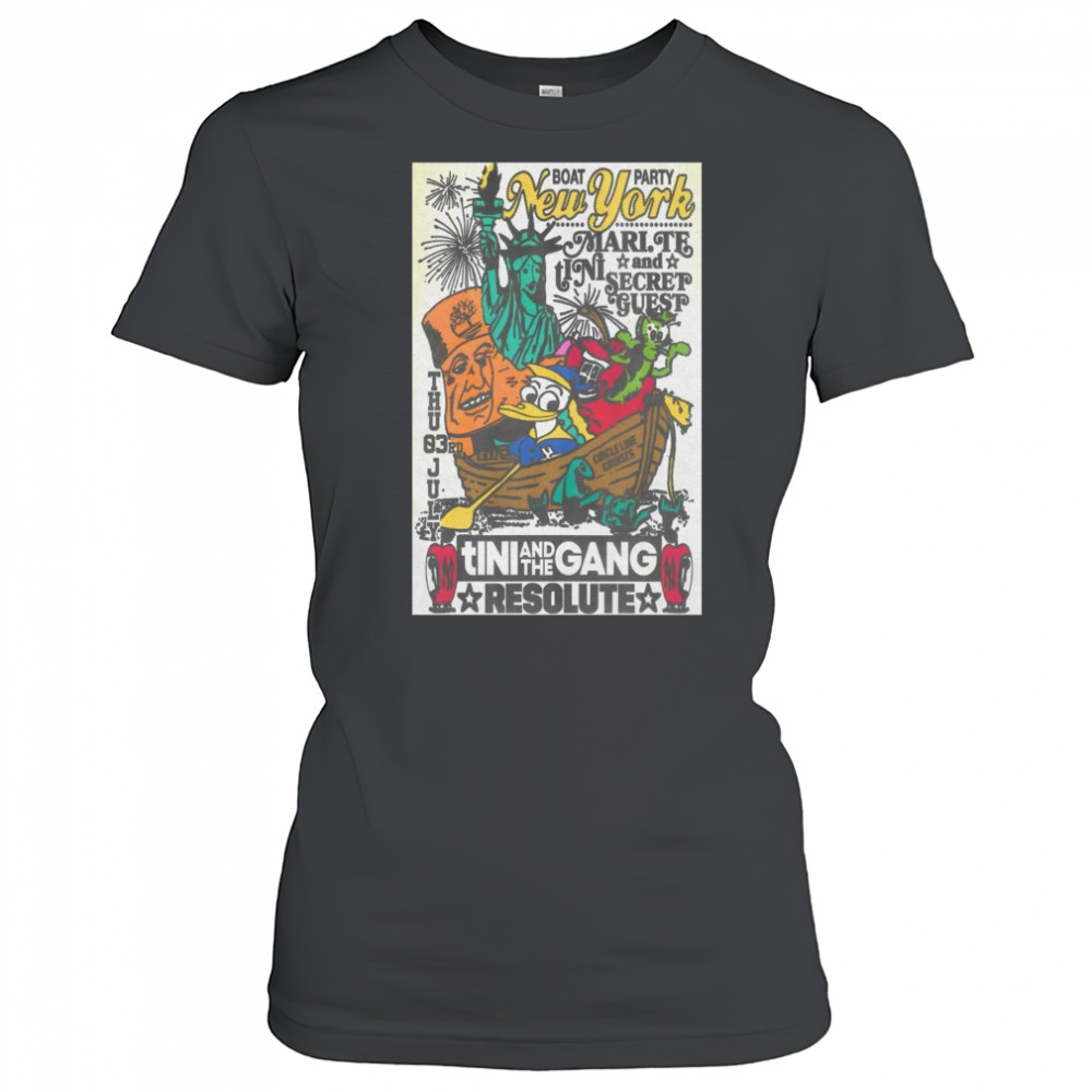 Tour 2025 ReSolute New York Poster T-Shirt Women's T-shirt