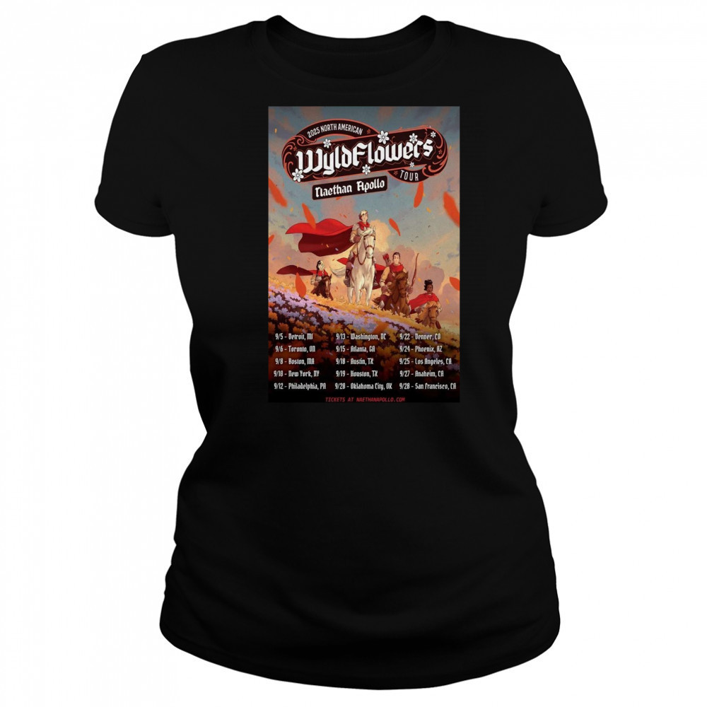 Tour Naethan Apollo 2025 Poster T-Shirt Women's T-shirt
