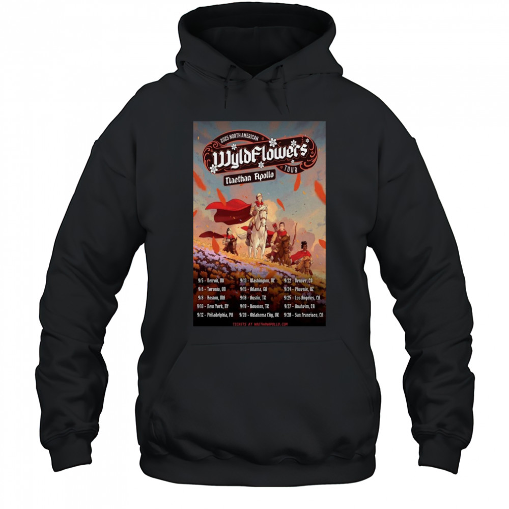 Tour Naethan Apollo 2025 Poster T-Shirt Hoodie