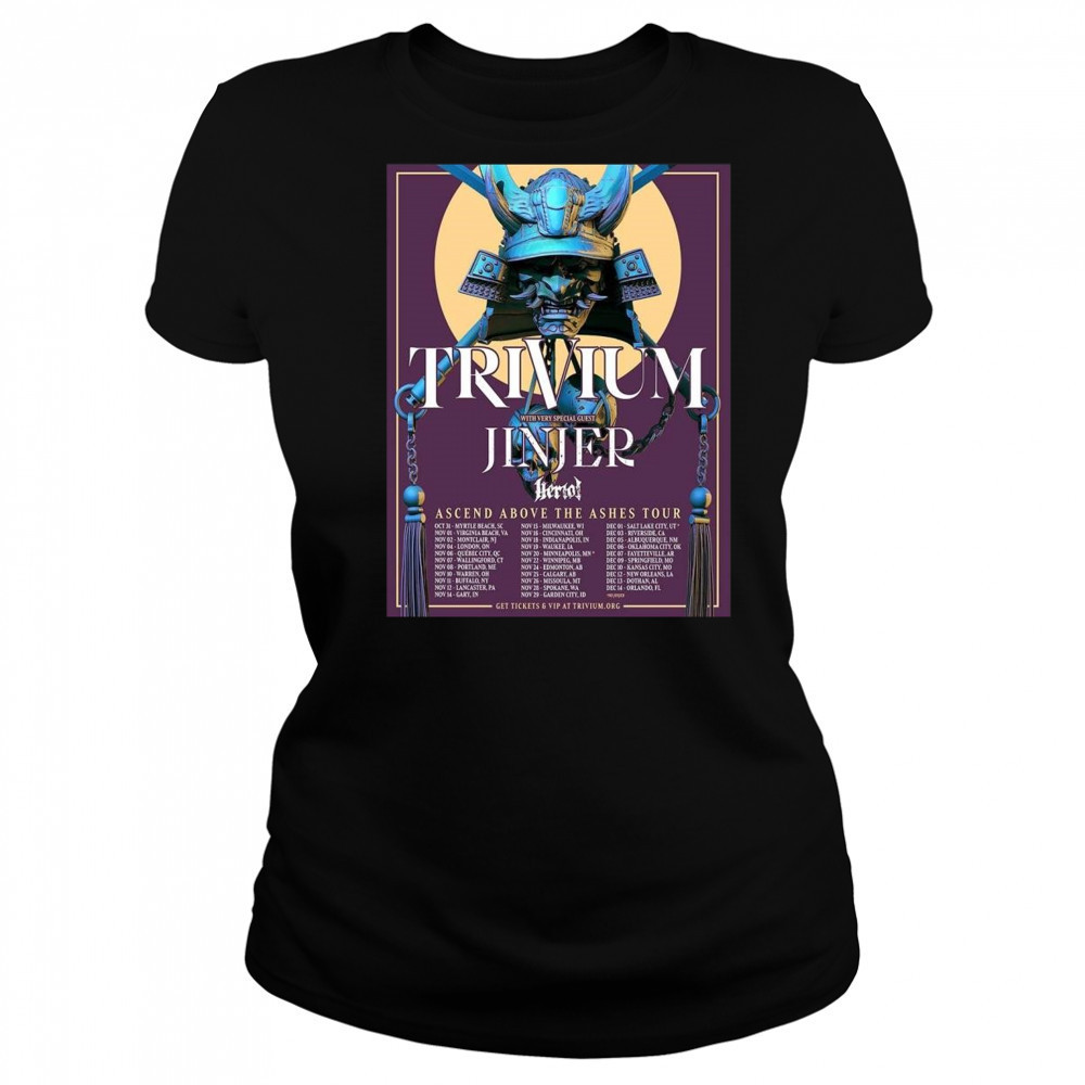 Trivium Ascend Above The Ashes Tour 2025 North America Tour Shirt Women's T-shirt