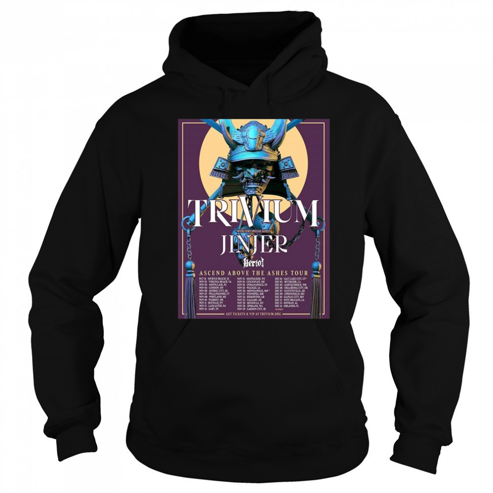 Trivium Ascend Above The Ashes Tour 2025 North America Tour Shirt Sweatshirt