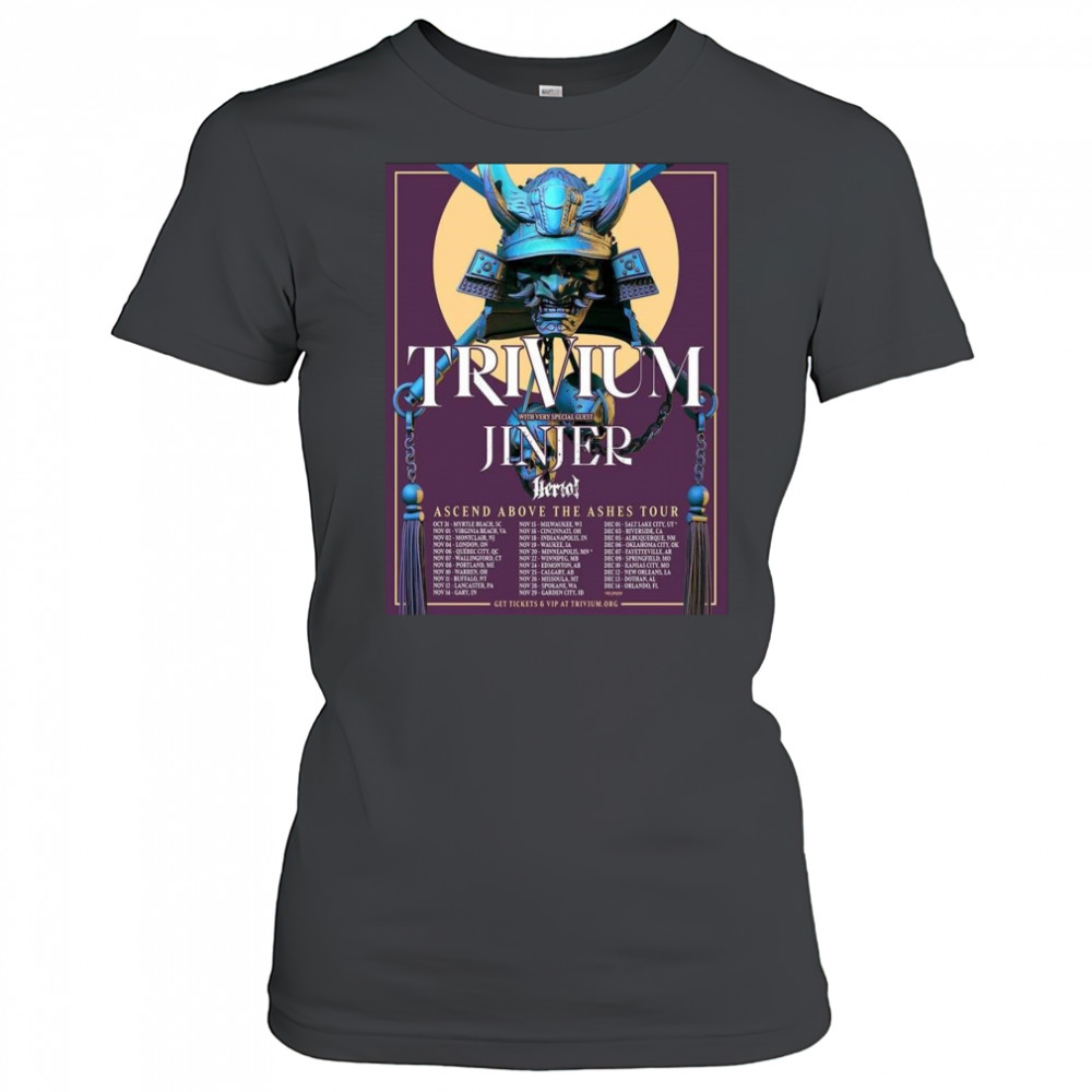 Trivium Ascend Above The Ashes Tour 2025 North America Tour Shirt Women's T-shirt