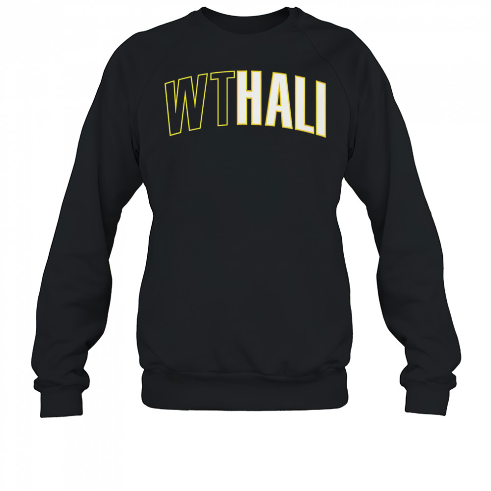 Tyrese Haliburton Indiana Pacers WTHali Text T-Shirt Sweatshirt
