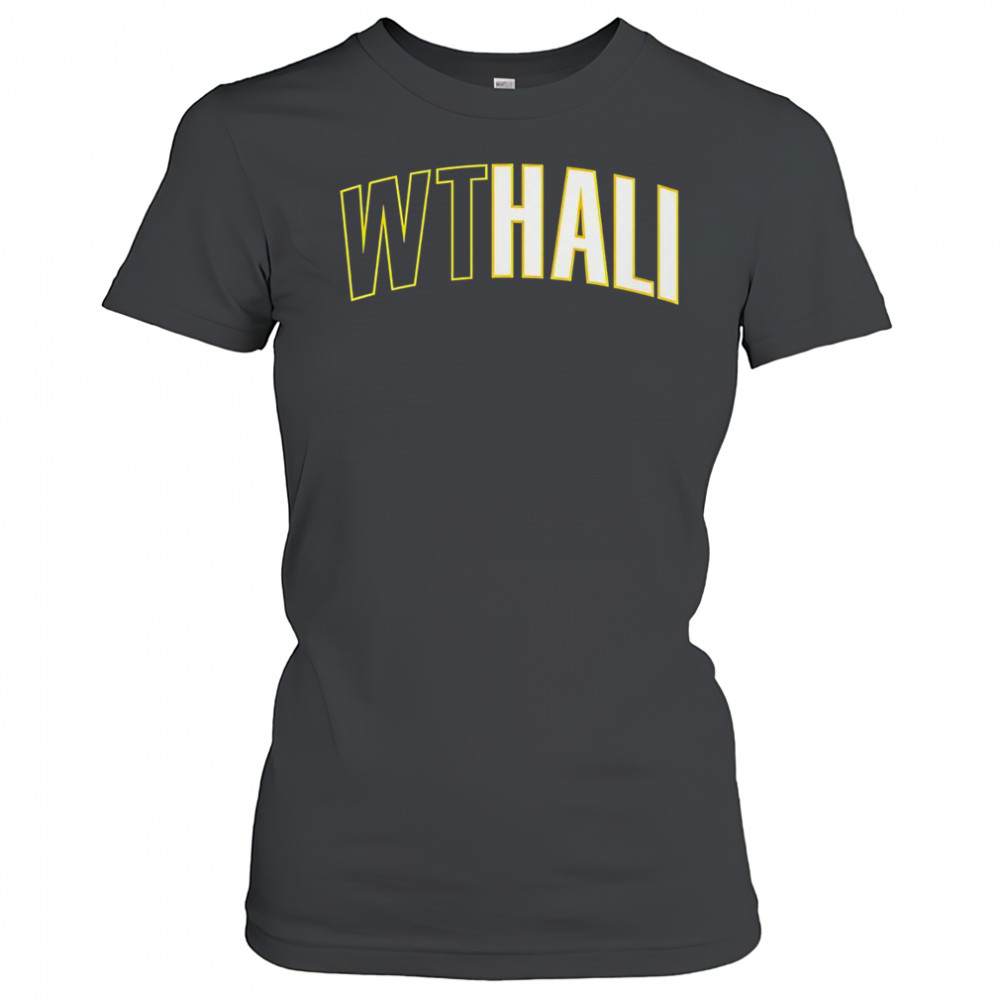 Tyrese Haliburton Indiana Pacers WTHali Text T-Shirt Women's T-shirt