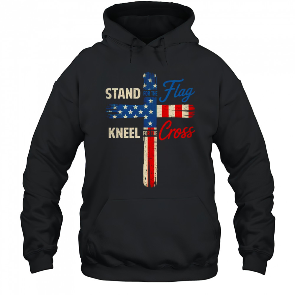 USA Flag Religious 4th Of July Christian Stand For The Flag shirt Hoodie