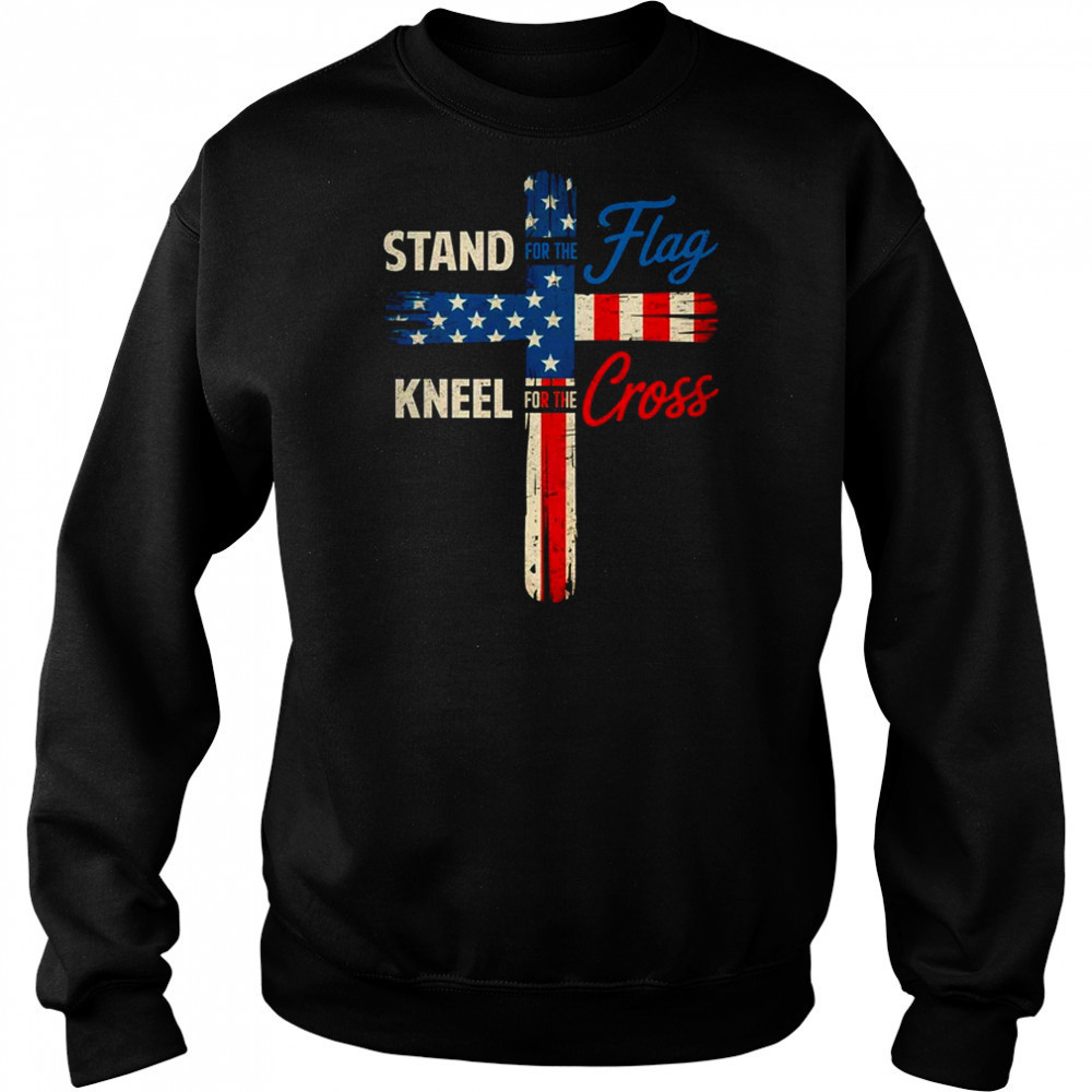 USA Flag Religious 4th Of July Christian Stand For The Flag shirt Hoodie