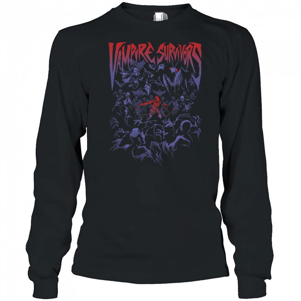 Vampire Survivors Swarm Limited 2025 T-Shirt Long Sleeved