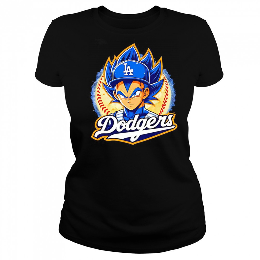 Vegeta Dragon Ball Z Dodgers baseball shirt Women's T-shirt