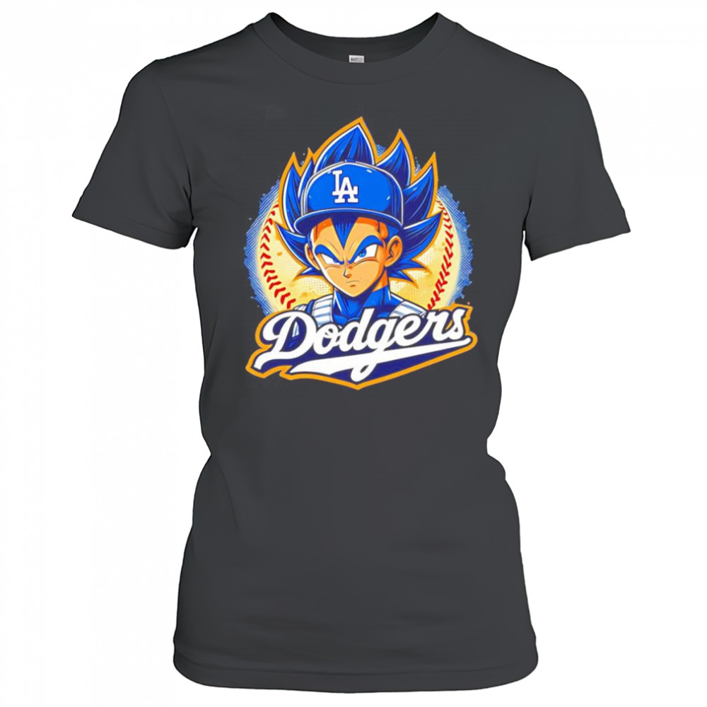 Vegeta Dragon Ball Z Dodgers baseball shirt Women's T-shirt
