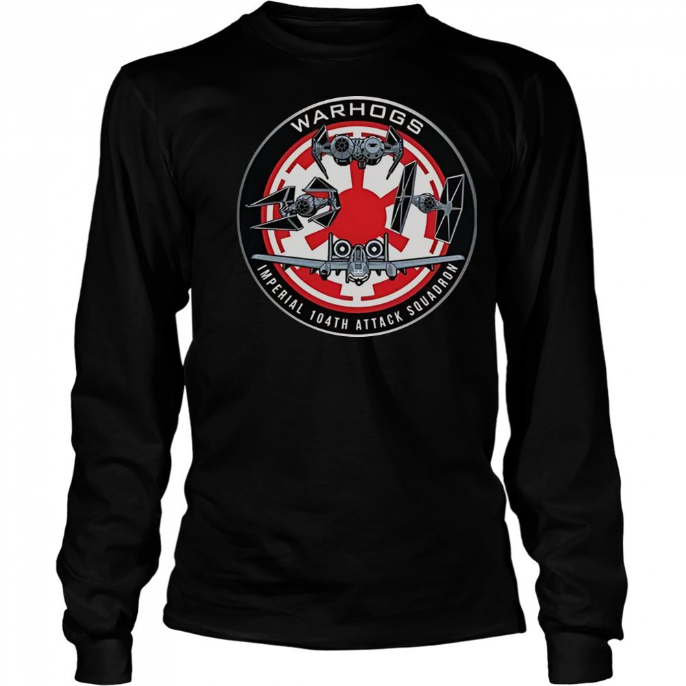 Warhogs Imperial 104th Attack Squadron T-Shirt Long Sleeved
