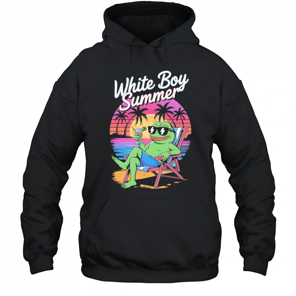 White Boy Summer Pepe Meme summer shirt Hoodie