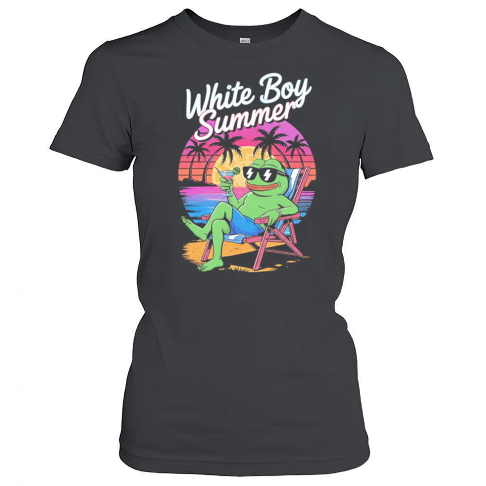 White Boy Summer Pepe Meme summer shirt Women's T-shirt