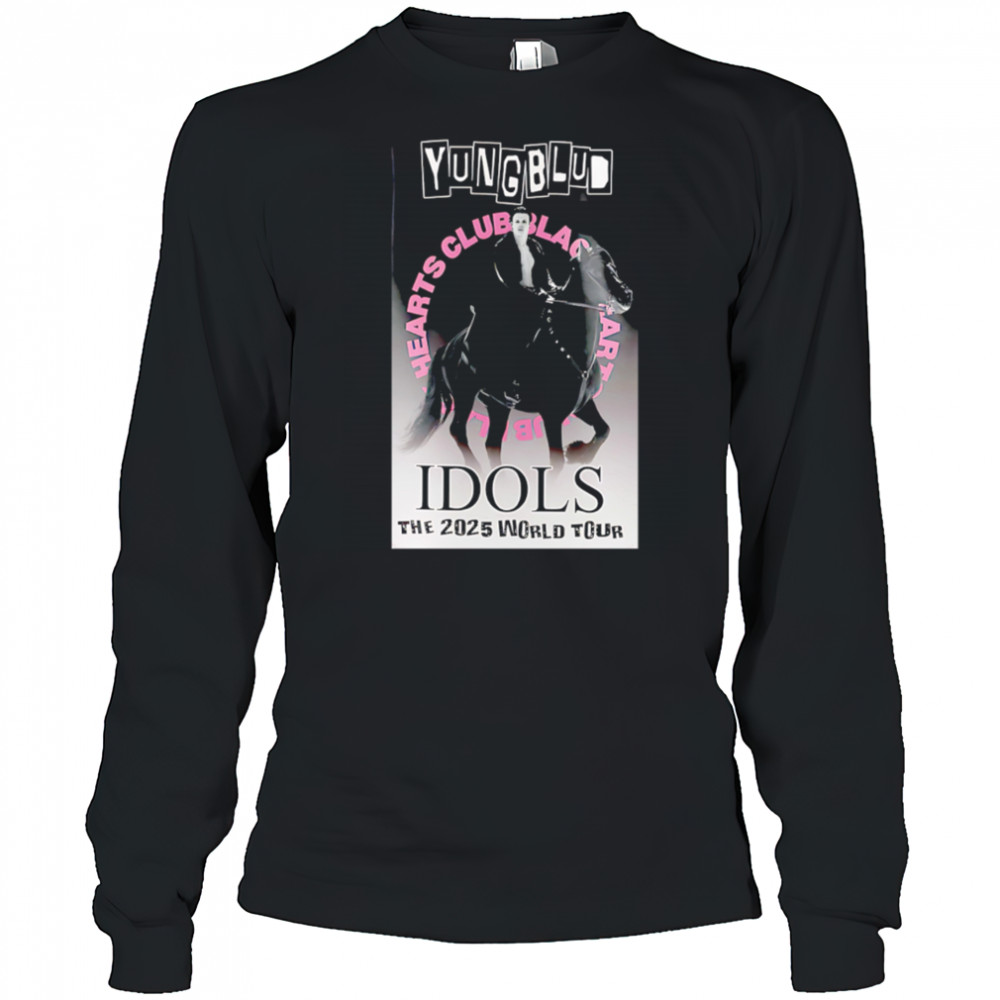 Yungblud Idols The 2025 World Tour Personalized Baseball shirt Long Sleeved