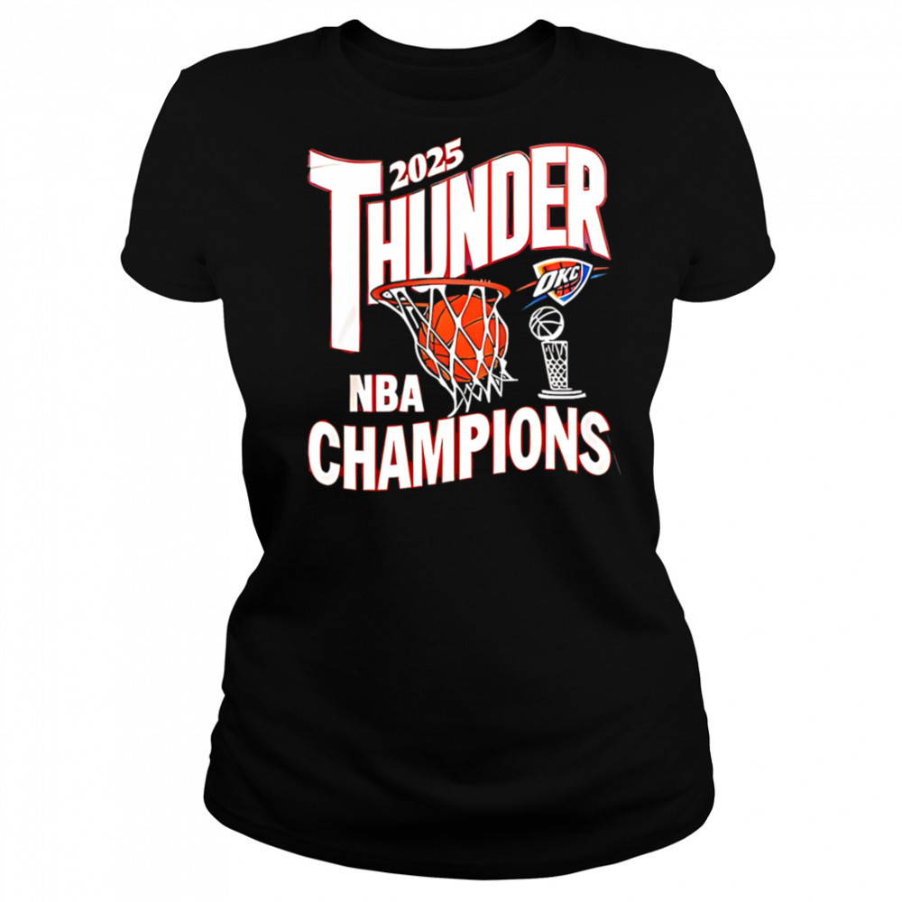 2025 Thunder NBA Champions shirt Women's T-shirt