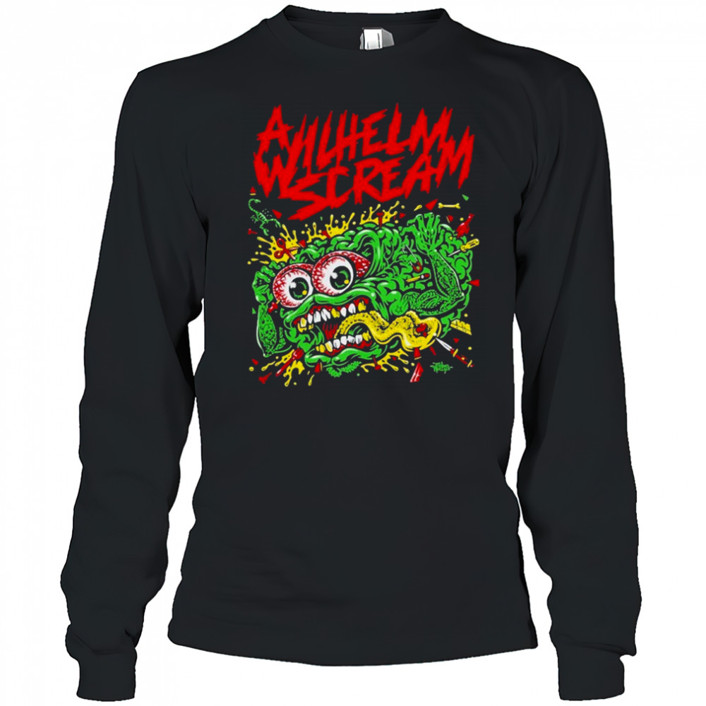 A Wilhelm Scream Jimbo Brain T-shirt Long Sleeved