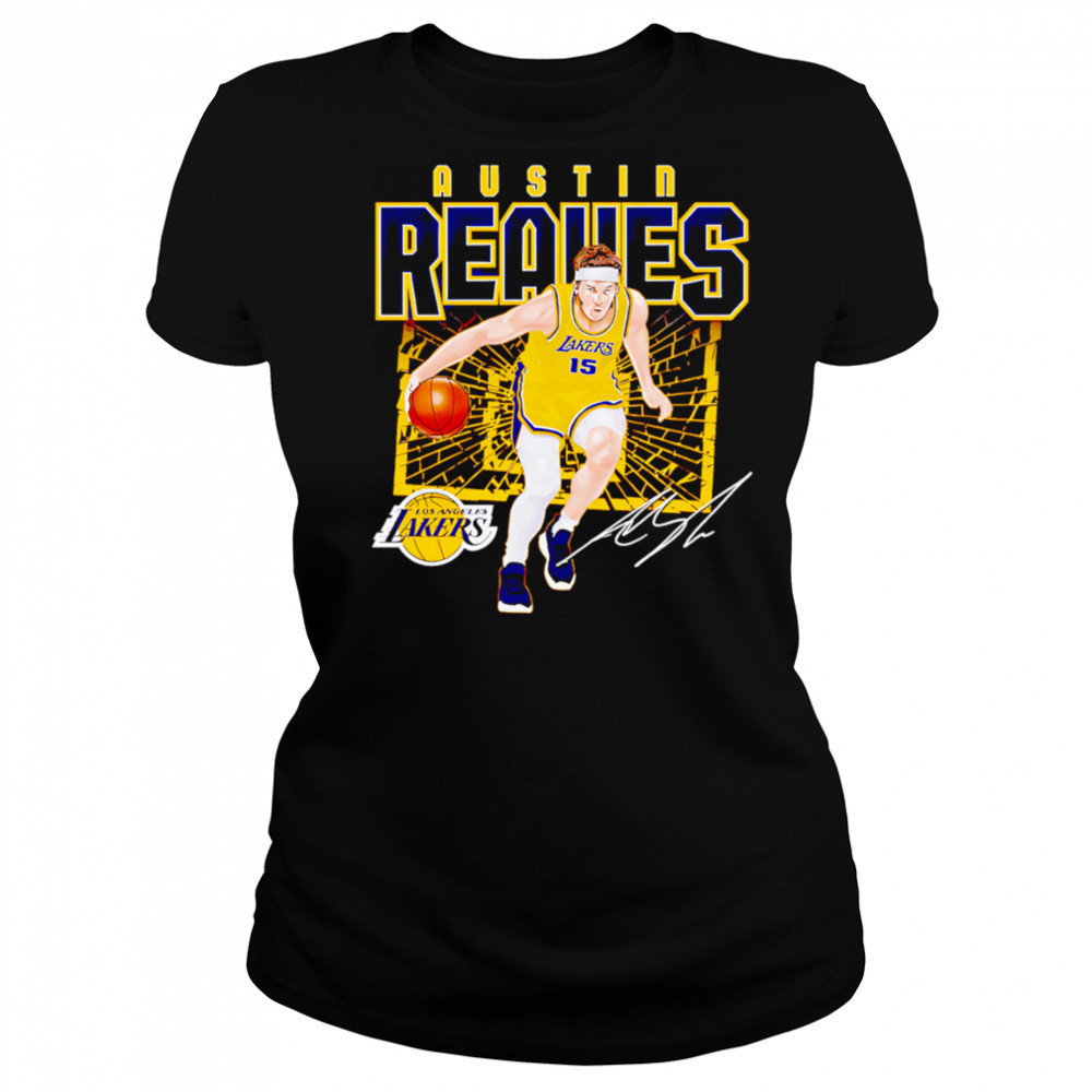 Austin Reaves Los Angeles Lakers Shattered shirt Women's T-shirt
