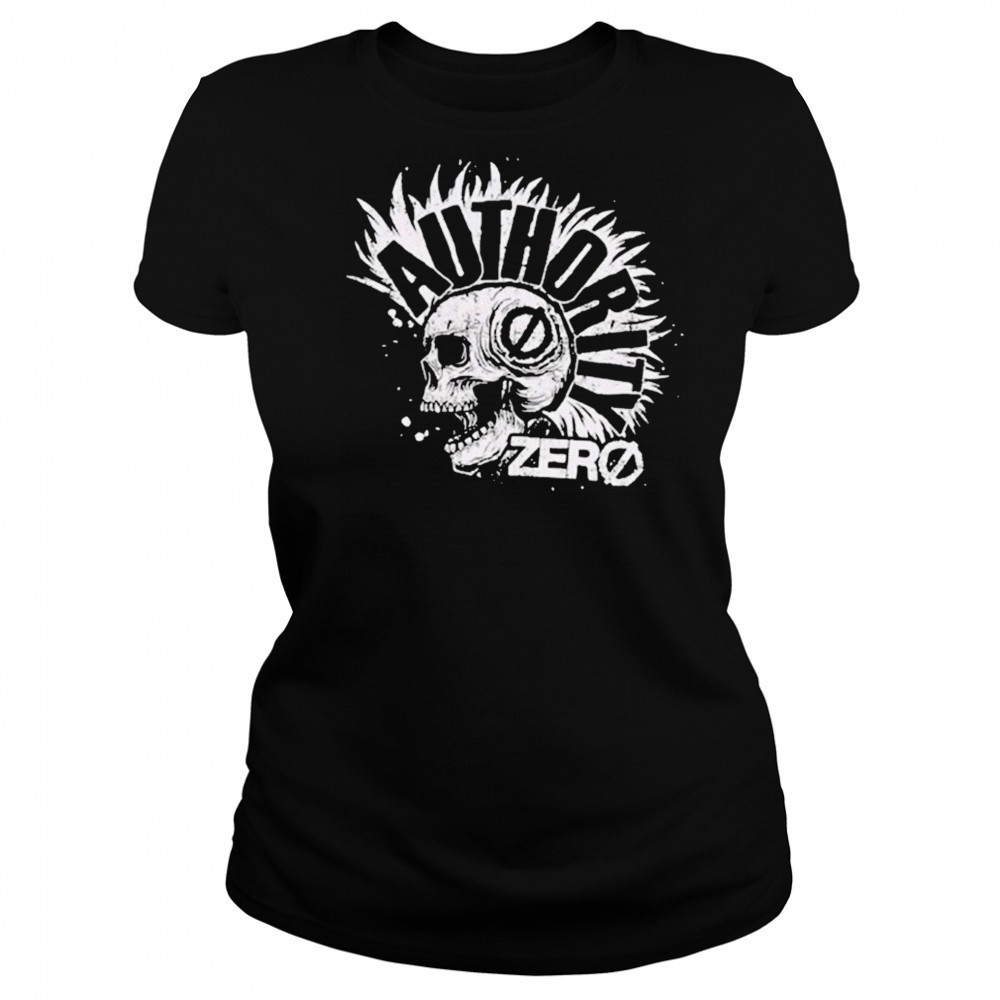 Authority Zero Mohawk Skull T-shirt Women's T-shirt