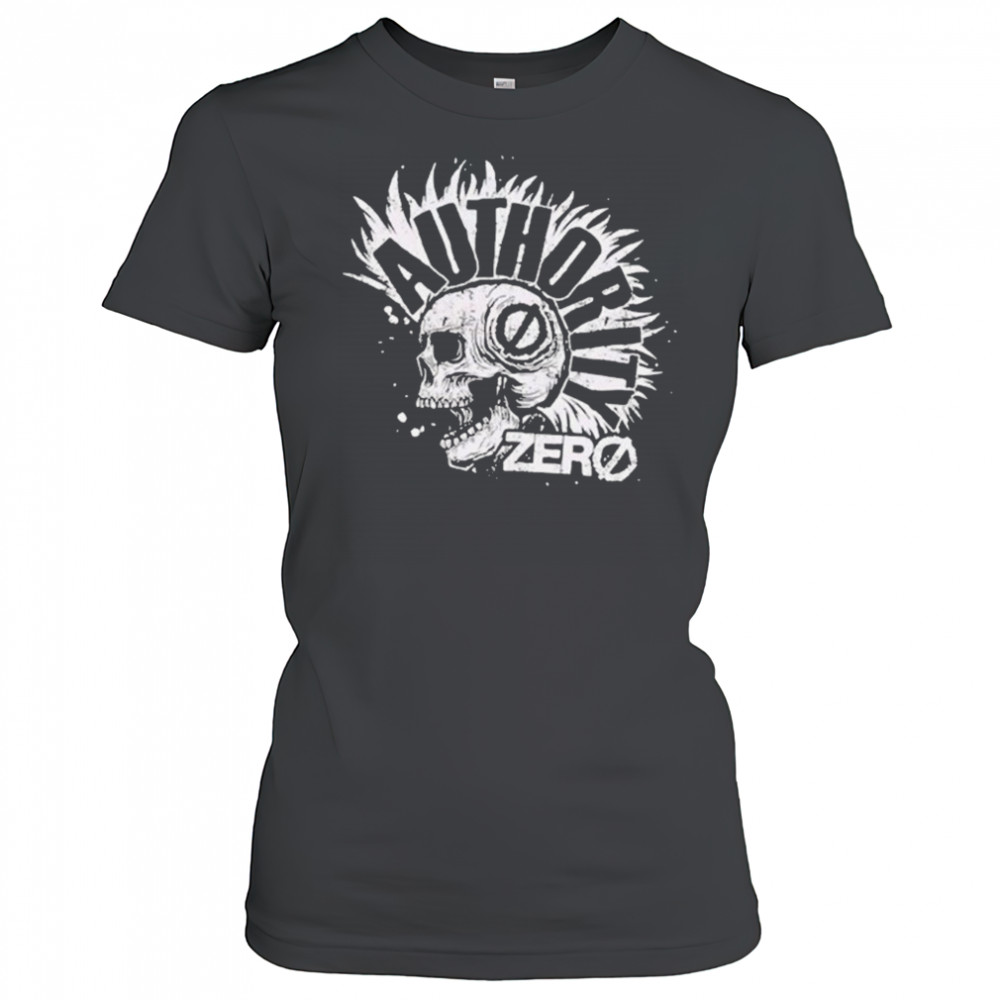 Authority Zero Mohawk Skull T-shirt Women's T-shirt