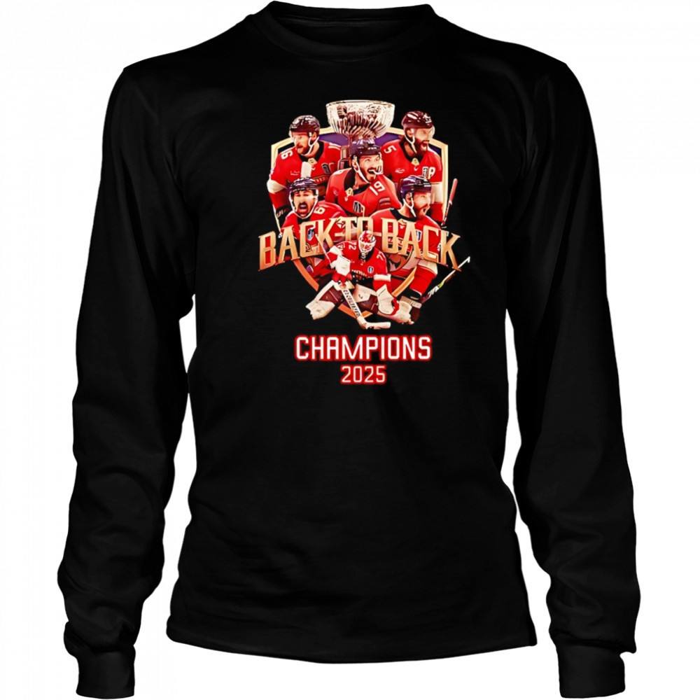 Back to Back Florida Panther NHL Hockey Stanley Cup Finals shirt Long Sleeved