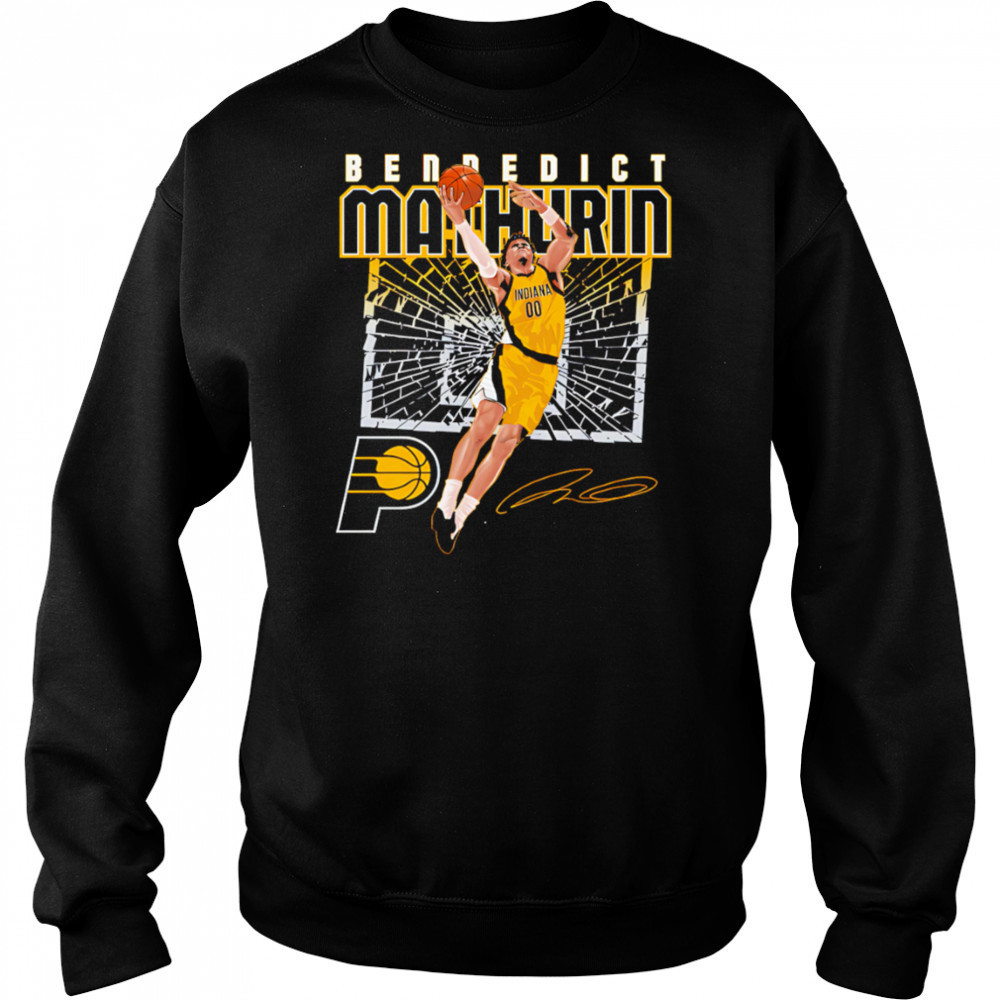 Bennedict Mathurin Indiana Pacers Shattered shirt Hoodie