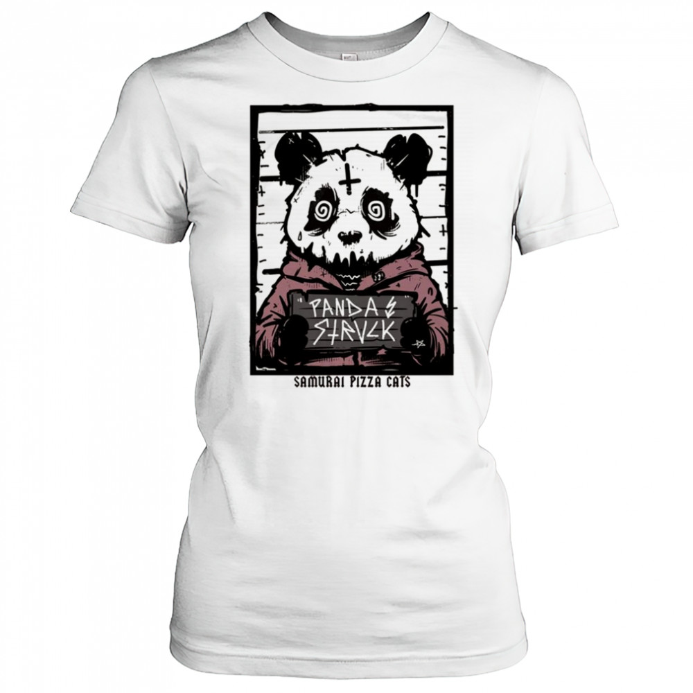 Bravado Samurai Pizza Cats Pandastruck Mugshot Shirt Women's T-shirt