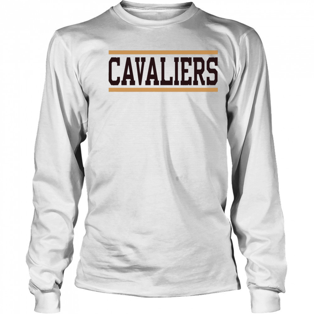 Cavaliers horizontal lines shirt Long Sleeved
