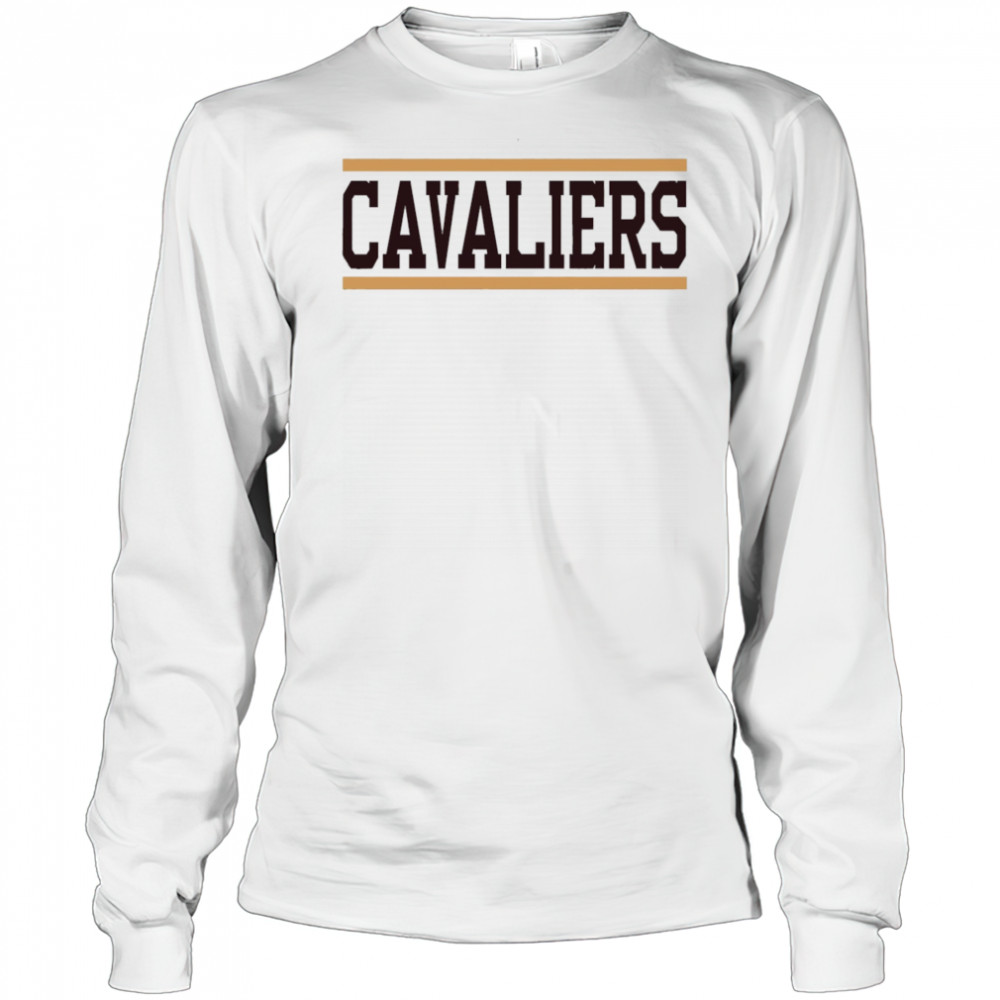 Cavaliers horizontal lines shirt Long Sleeved