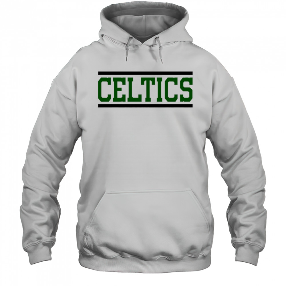 Celtics horizontal lines shirt Hoodie