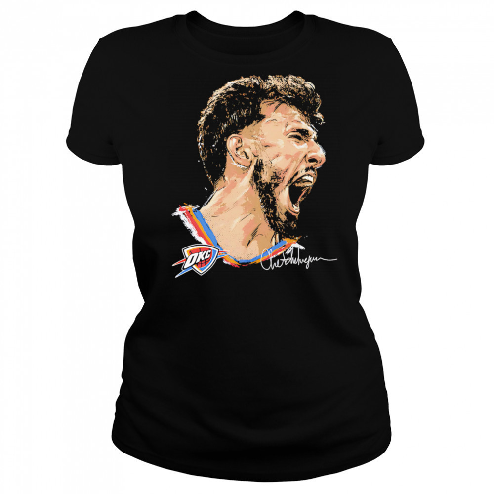 Chet Holmgren Oklahoma City Thunder Scream shirt Women's T-shirt