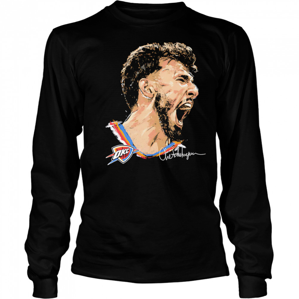 Chet Holmgren Oklahoma City Thunder Scream shirt Long Sleeved