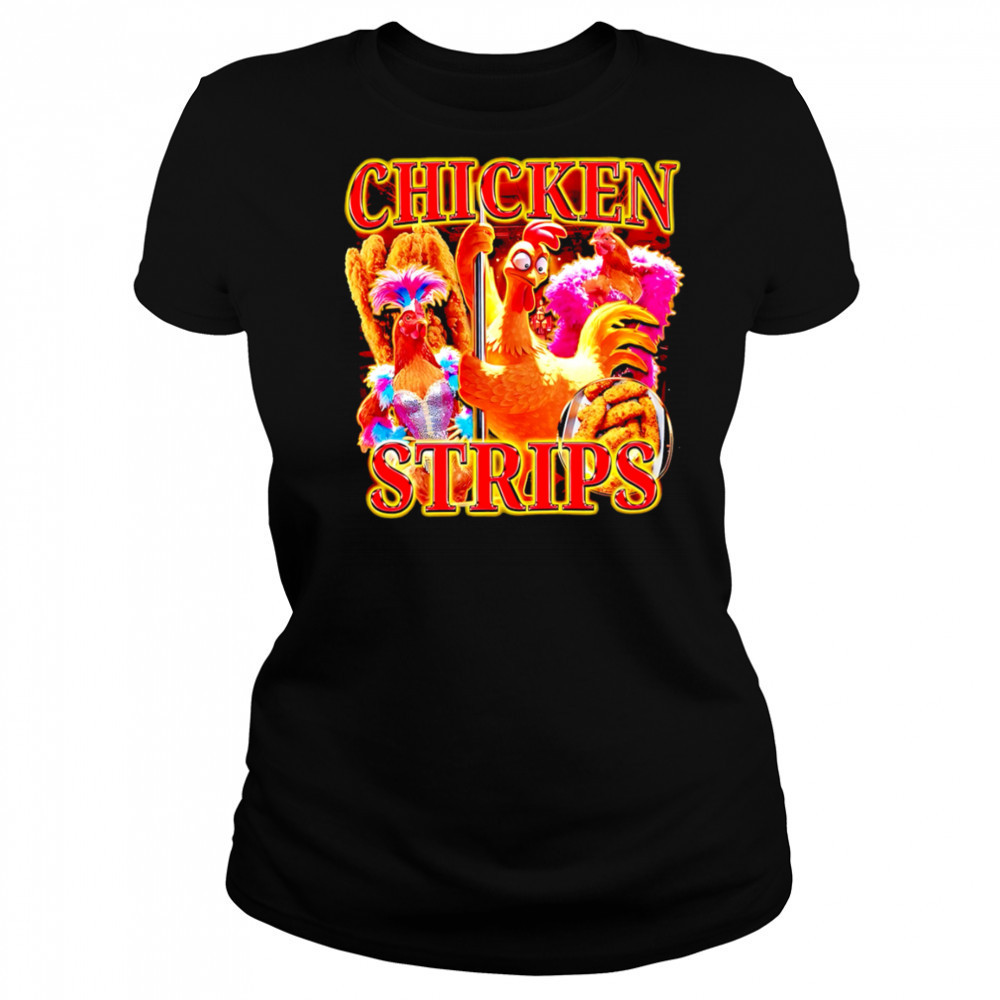 Chicken Strips graphic funny shirt Women's T-shirt
