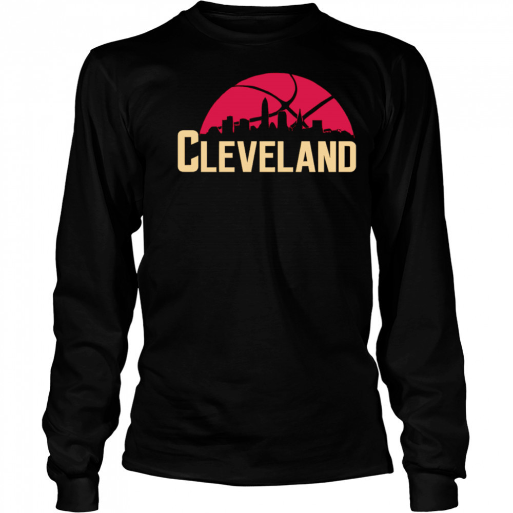 Cleveland Cavaliers Cityscape Skyline style 2025 shirt Long Sleeved