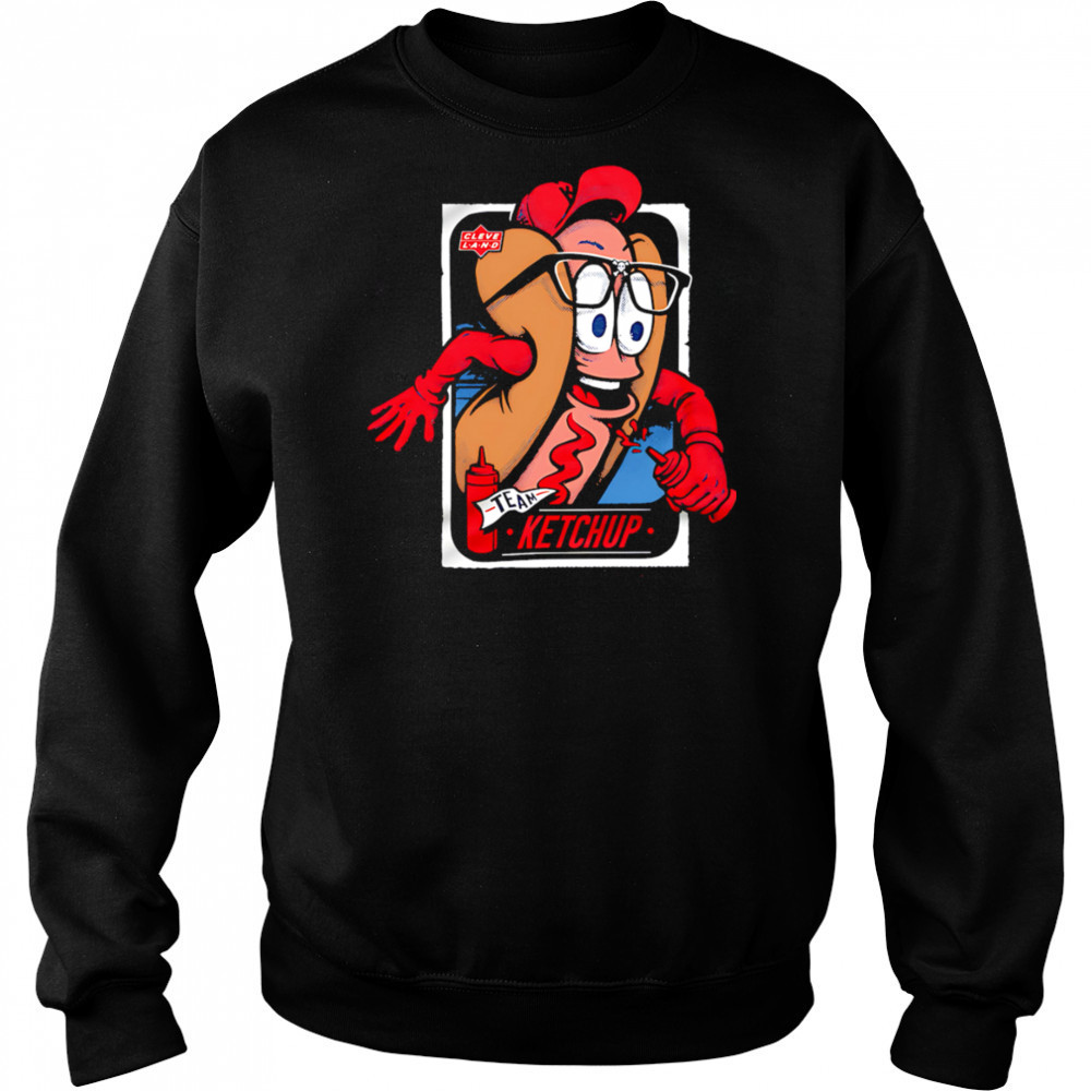 Cleveland Hotdog Team Ketchup shirt Hoodie