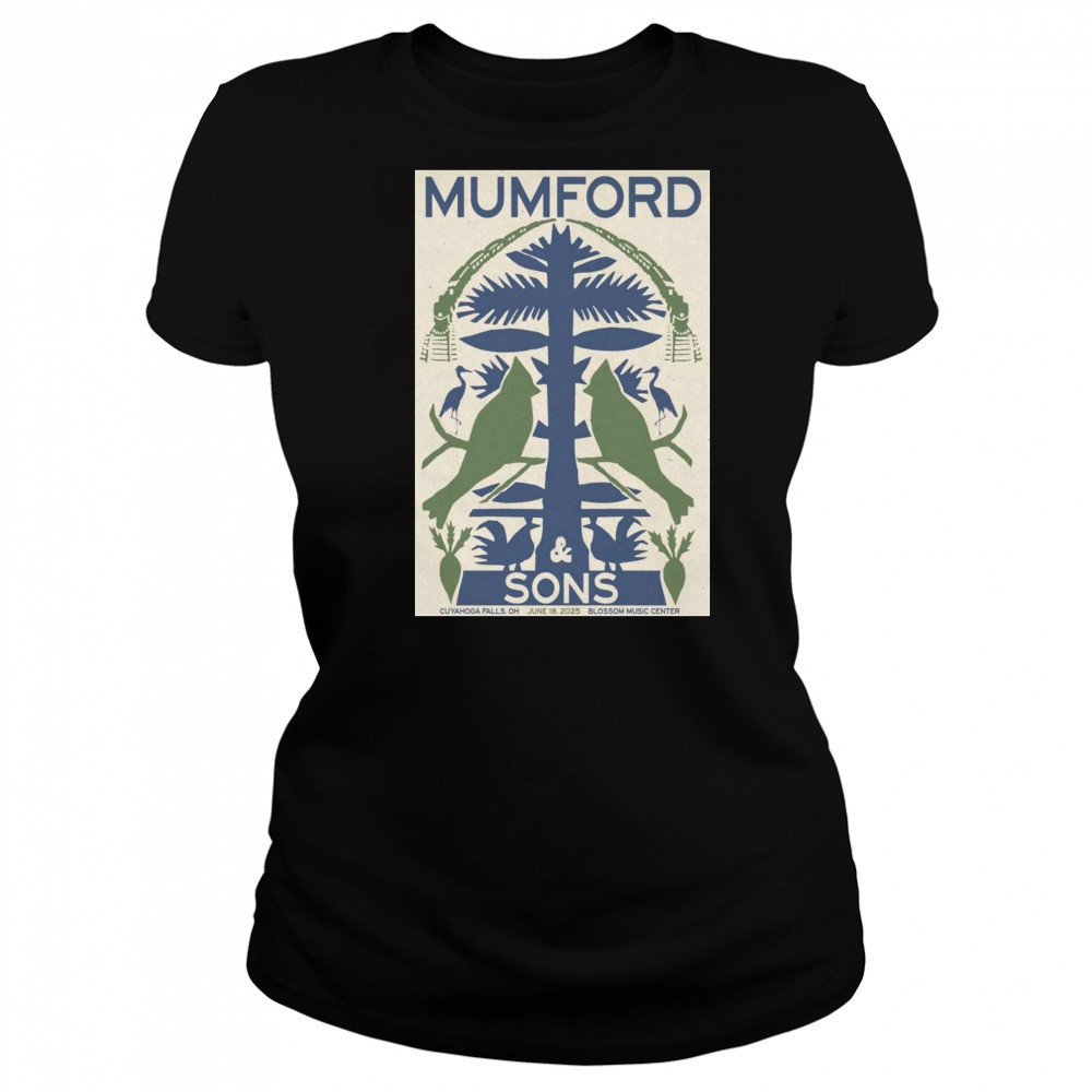 Cuyahoga Falls OH Mumford & Sons 06 18 2025 T-Shirt Women's T-shirt