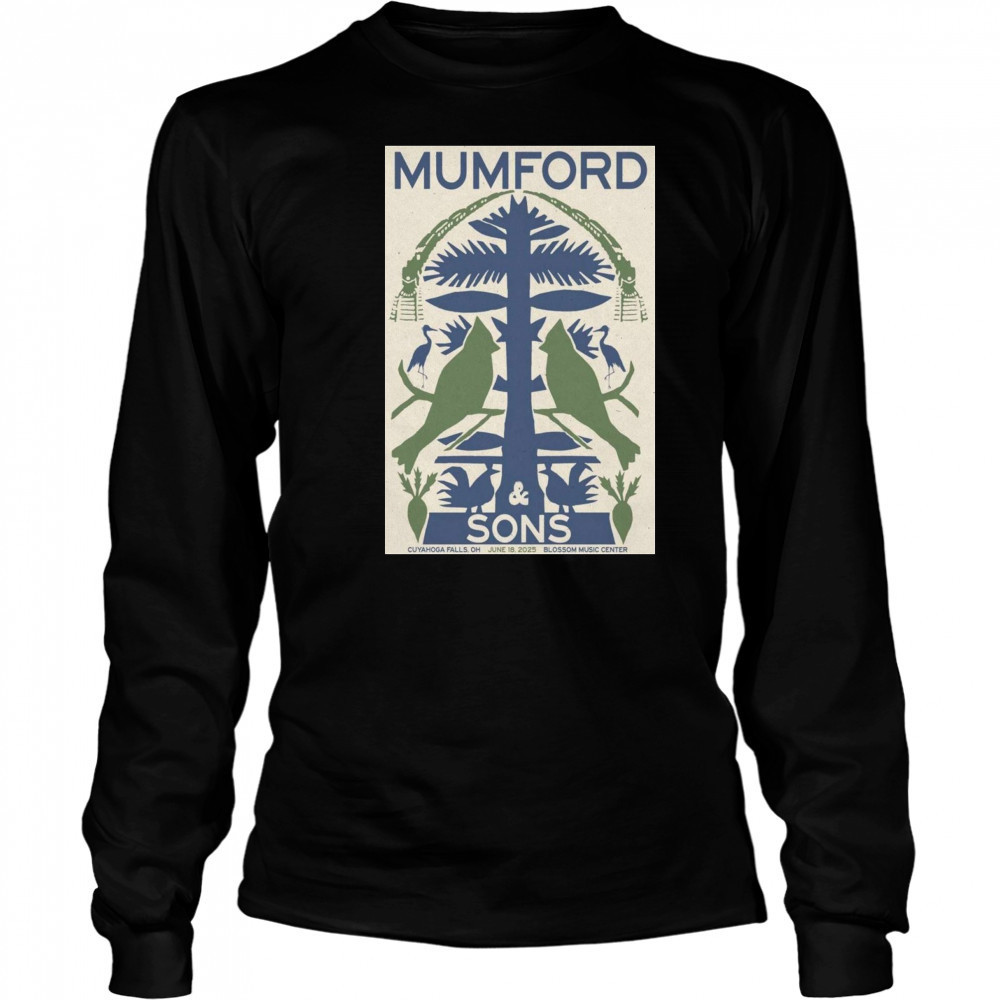 Cuyahoga Falls OH Mumford & Sons 06 18 2025 T-Shirt Long Sleeved