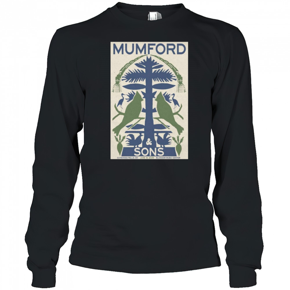Cuyahoga Falls OH Mumford & Sons 06 18 2025 T-Shirt Long Sleeved
