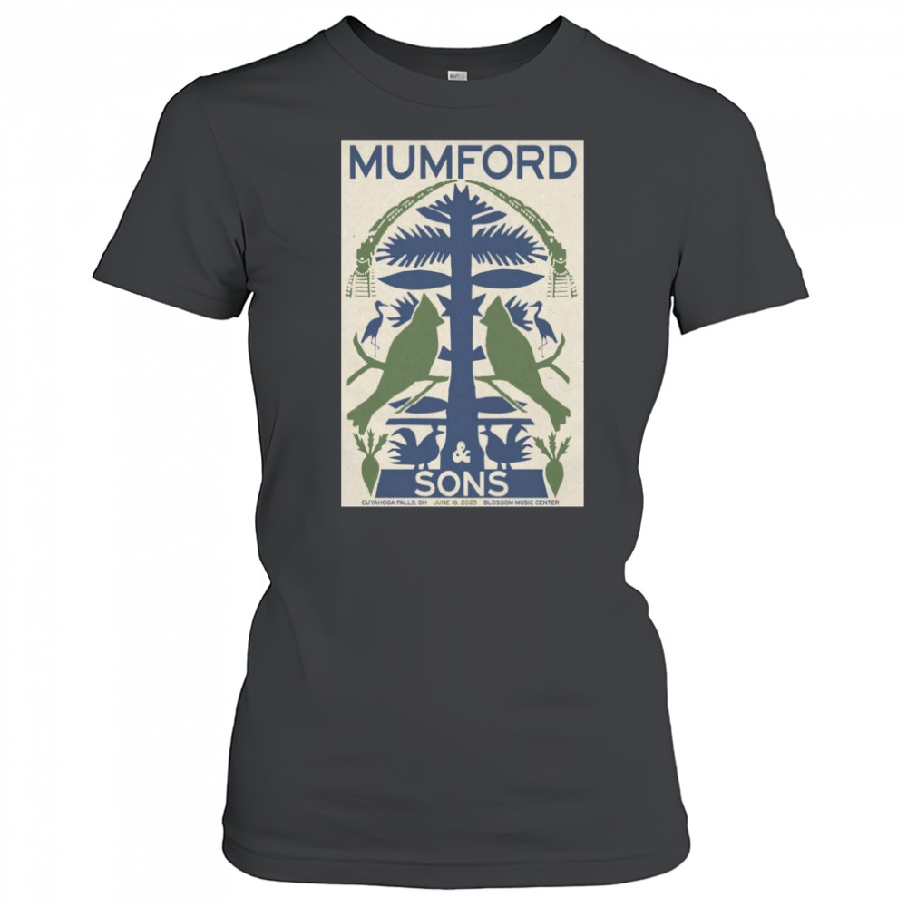 Cuyahoga Falls OH Mumford & Sons 06 18 2025 T-Shirt Women's T-shirt