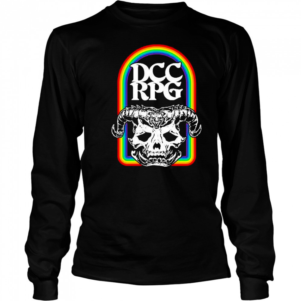 DCC Rainbow Pride Demon Skull 2025 T-Shirt Long Sleeved