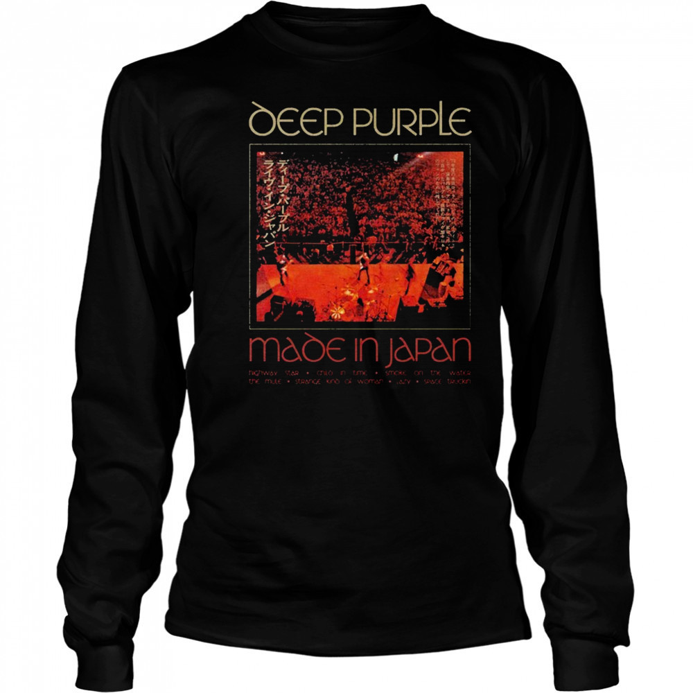 Deep Purple Made In Japan T-shirt Long Sleeved