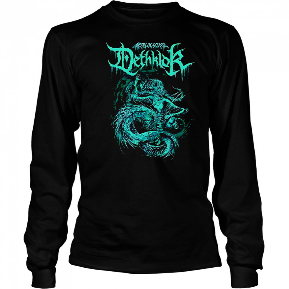 Dethklok Deth Swirl shirt Long Sleeved