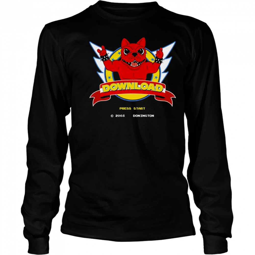 Download 2025 Press Start Gamer T-Shirt Long Sleeved