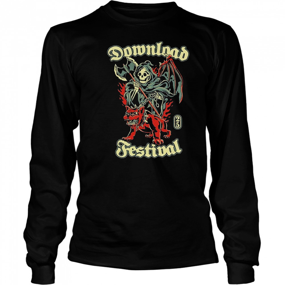 Download Festival 2025 Reaper T-shirt Long Sleeved