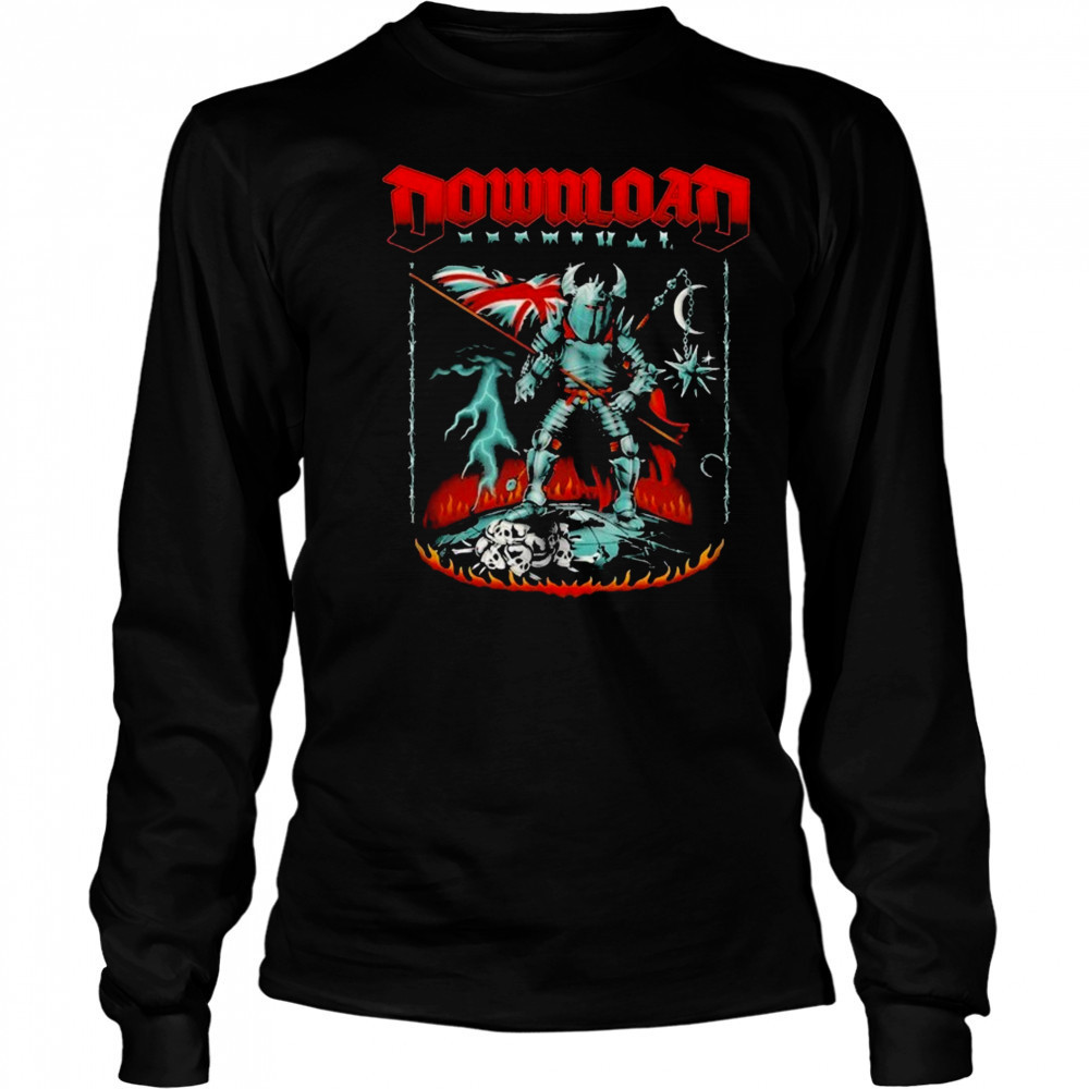 Download Festival Heavy Metal Crusader T-Shirt Long Sleeved