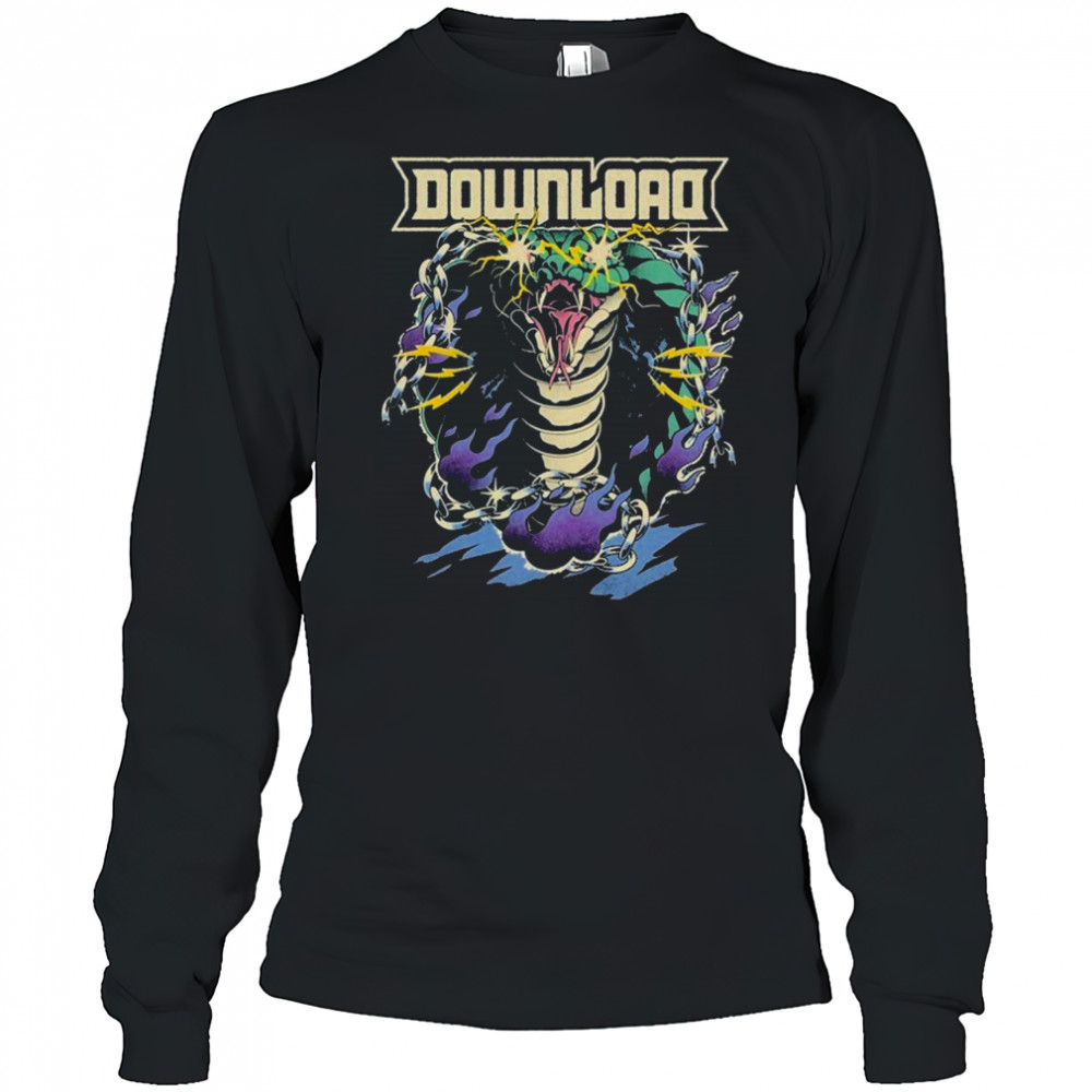 Download Festival Snake Lightning 2025 T-shirt Long Sleeved