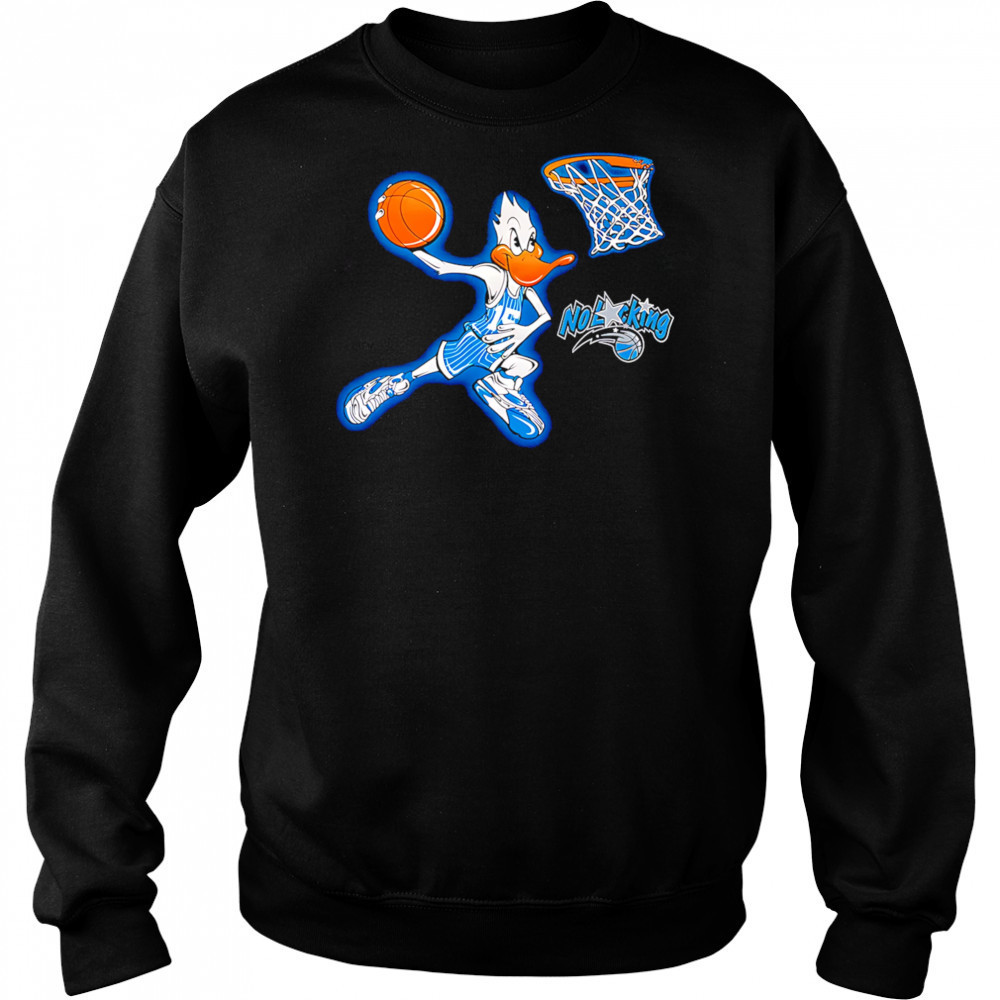 Dunking Duck basketball shirt Hoodie